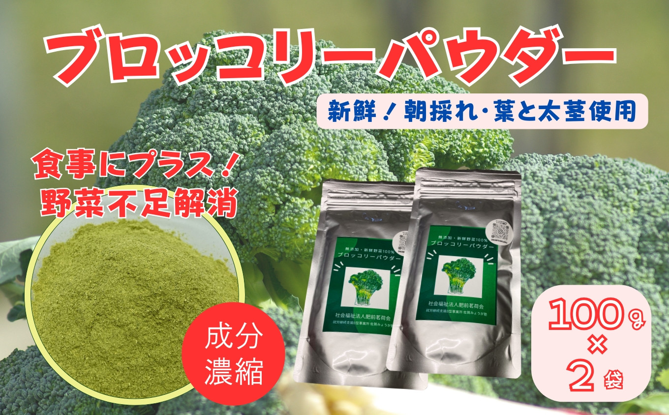 
            ブロッコリーパウダー（100g×2袋）［A012605］
          