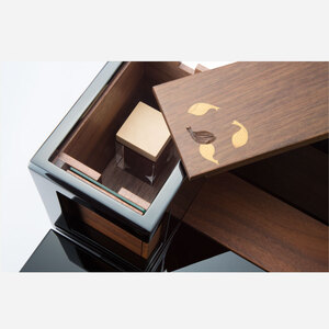 彦根仏壇 自由壇 (フリーダン) 黒戸 1基 小型仏壇 モダン仏壇 モダン モダン モダン カジュアル仏壇 リビング仏壇