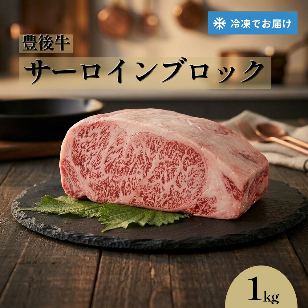 【ふるさと納税】豊後牛 サーロインブロック 1kg 牛肉 大分県