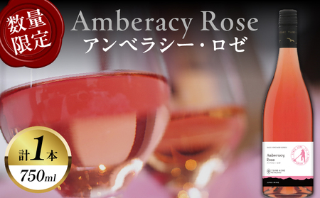 【数量限定】アンベラシー ロゼ(計1本) ワイン 酒 アルコール 国産_T014-047