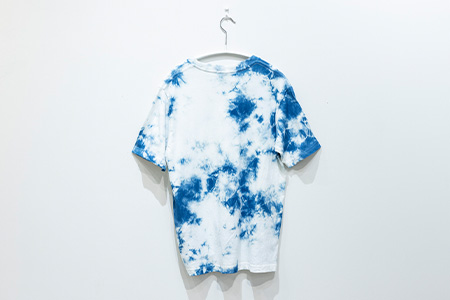 【石垣島の藍染工房】Tシャツ【カラー:マダラ】【サイズ:XXLサイズ】KB-159