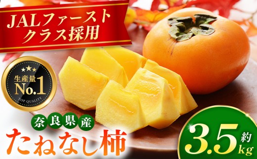 大人気 ！ JAL ファーストクラス 採用  たねなし 柿 約 3.5kg 箱 （ 12～15個入 ）  |  リピーター 多数 フルーツ 果物 くだもの かき カキ たねなし 種無し 種なし 奈良県 五條市 西岡農園 大容量 たっぷり 種なし 甘い 10月 11月 秋 旬 食物繊維 豊富 美容 健康 農家直送 産地直送 お取り寄せ グルメ 送料無料 低農薬 自宅用
