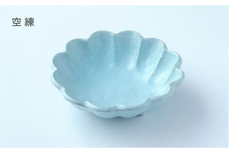 【美濃焼】リンカ 16ボウルペア 白練×空練【カネコ小兵製陶所】【TOKI MINOYAKI返礼品】食器 鉢 副菜鉢 取り鉢 サラダボウル ランチ ディナー セット リンカ RINKA ホワイト ブル