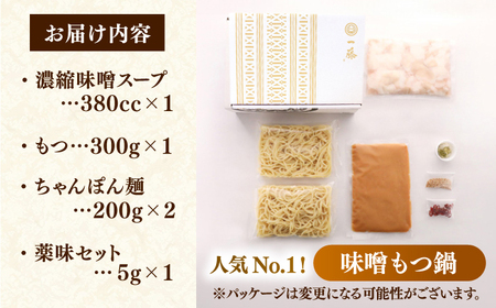一藤 もつ鍋味噌2〜3人前 / もつ鍋[AFCB001] 