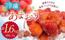 【ふるさと納税】急速冷凍！人気のあまおう 冷凍いちご　福岡県特産品　大容量 1.6kg【JAほたるの里】_HA1513 送料無料 苺 イチゴ スムージー ジャム たっぷり 真空パック おいしい フルーツ 果物 朝食 おやつ