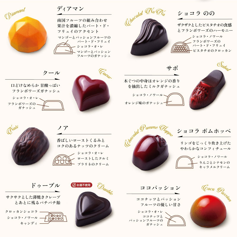 【 チョコ 】 ボンボン ショコラ 10個入り ( ポムホッペ ) バレンタイン ホワイトデー デザート スイーツ ギフト 贈り物 贈答 お祝い 記念日