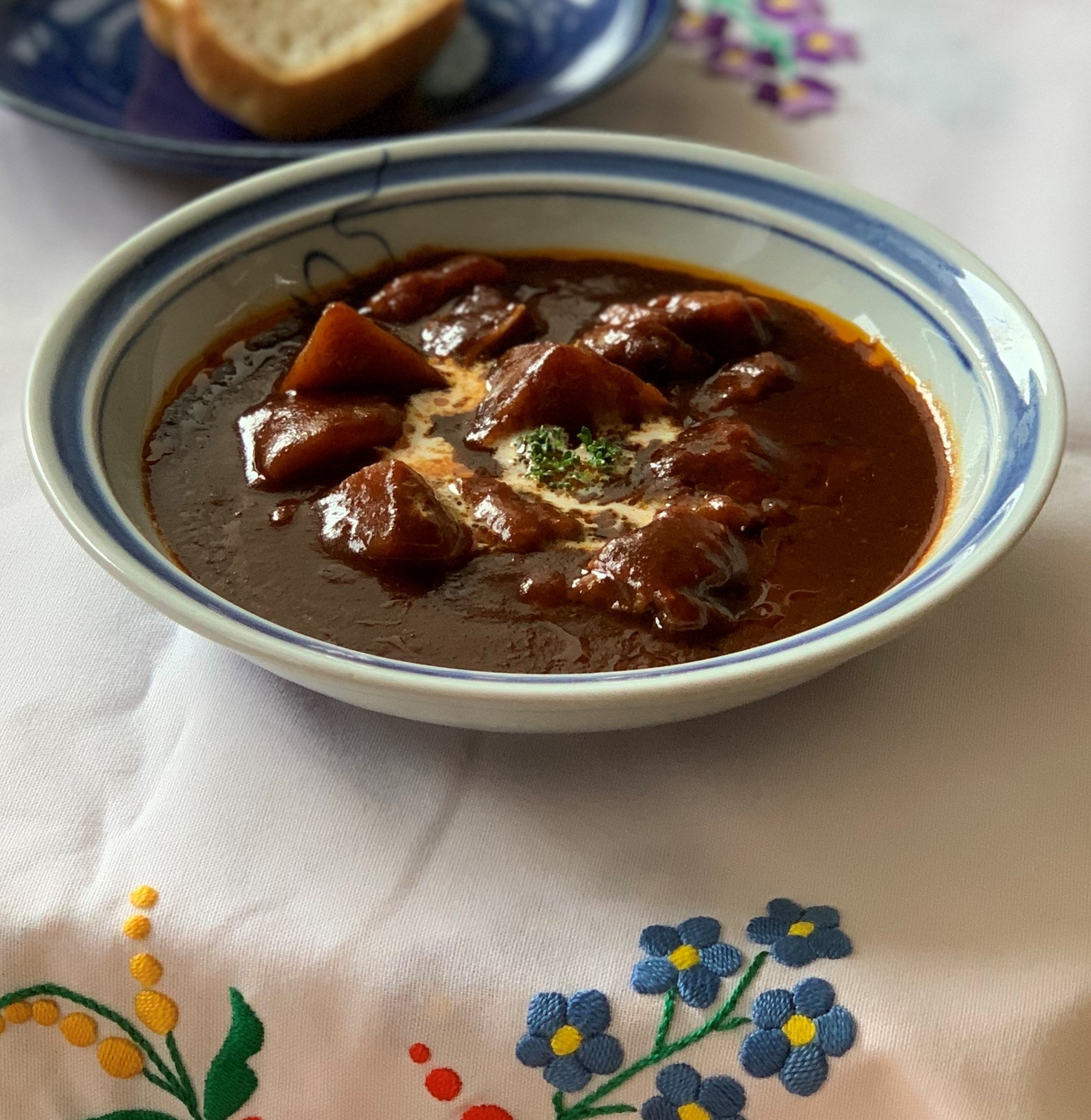 【伊万里焼】伊万里陶苑 深皿（ぶどう柄） H966_イメージ4