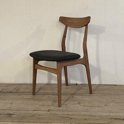 ふるさと納税 富田林市 Cordial Dining Chair BRフレーム オイルレザー 墨ブラック【SWOF】 |  | 03