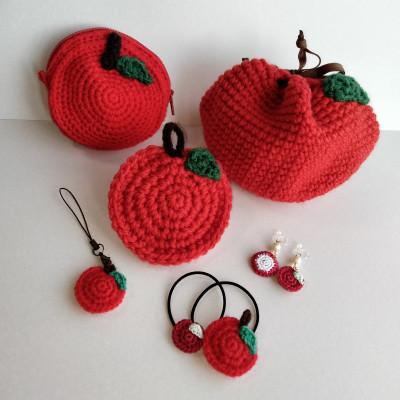 ふるさと納税 長和町 【りんご】アクセサリー&amp;小物詰め合わせセット