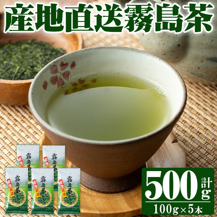 【ふるさと納税】産地直送霧島茶5本セット(100g×5本) 霧島産 お茶 茶葉 煎茶 緑茶 銘茶 セット 詰合せ【ヘンタ製茶】