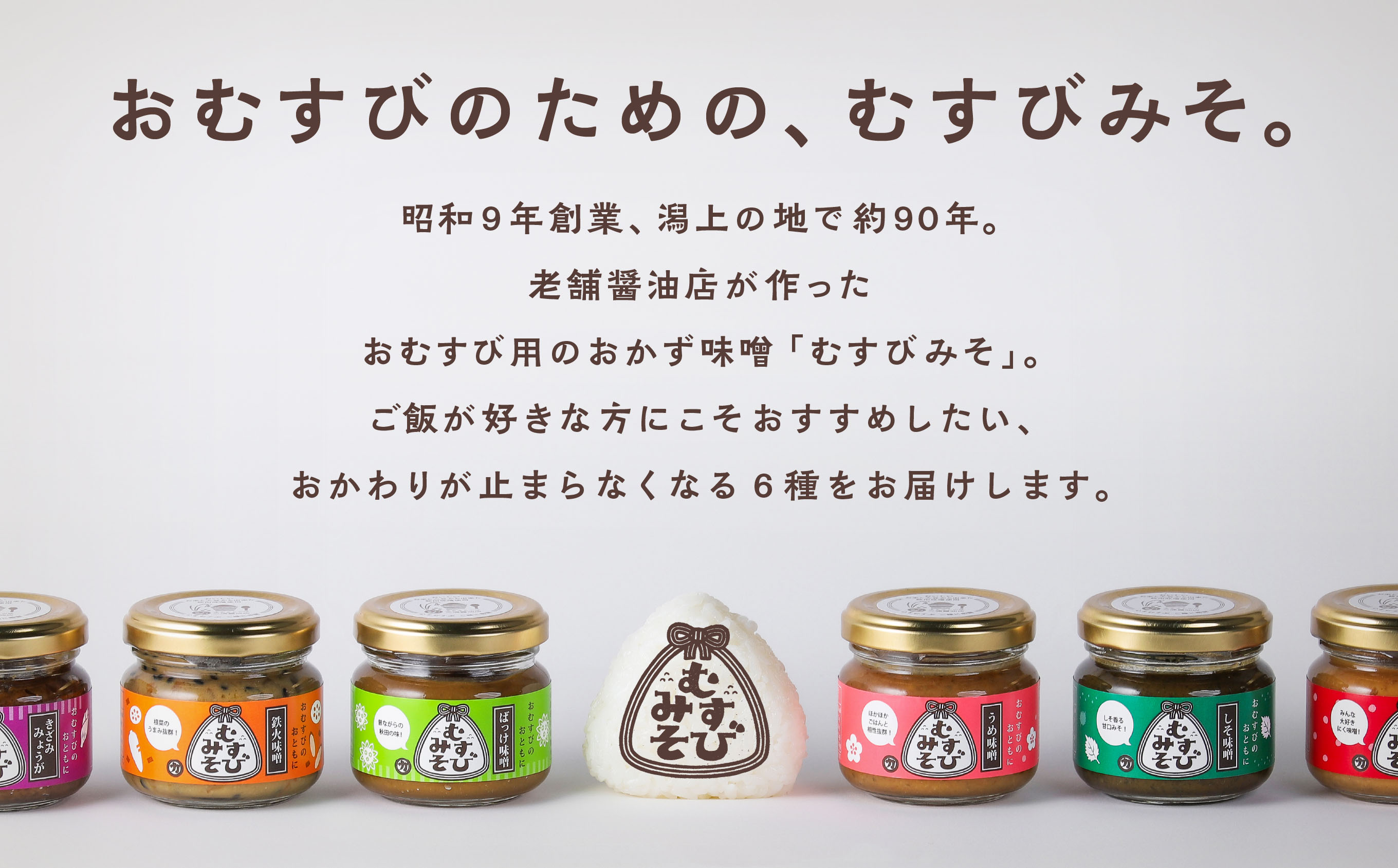 むすびみそ　6種セット