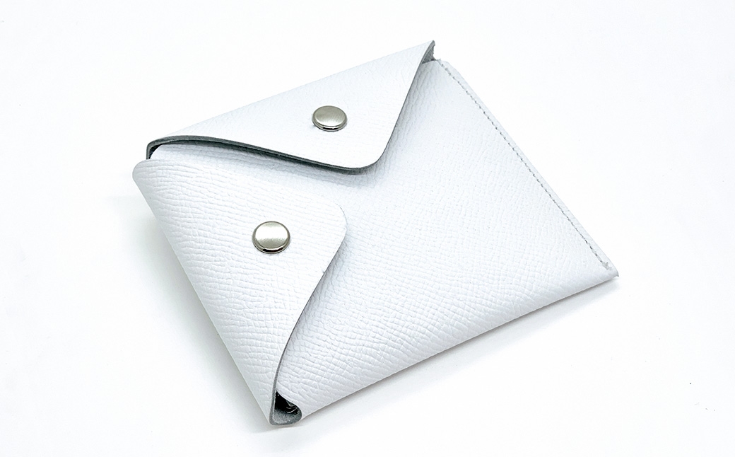 
                  渋沢栄一翁 コンパクト財布 （ ホワイト ） コンパクト フランス革 財布 小物 牛革 革 革製品 収納 収納品
                