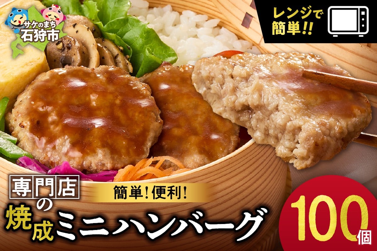 
            ファイヤーバーグ　焼成ミニハンバーグ25g×100枚
          