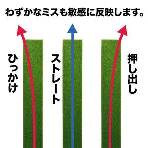 タッチがわかるパット練習レール 3枚組（標準・高速・最高速）工房製