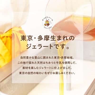 ふるさと納税 あきる野市 はちみつミルクジェラート10個セット(はちみつ2種各1瓶付き) |  | 01