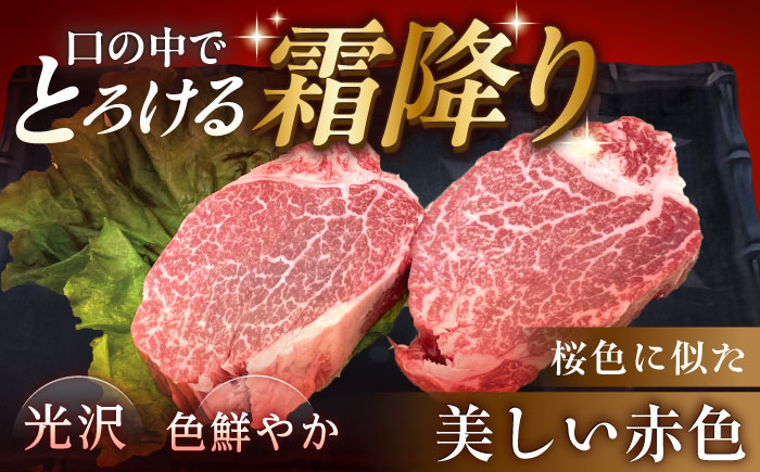 【チルド（冷蔵）発送！】「飛騨牛」 A5等級 ヒレステーキ 150g×2枚 / 牛肉 焼肉 鉄板焼き 網焼き BBQ/ 恵那市 / 東美濃農業協同組合 [AUFX016]