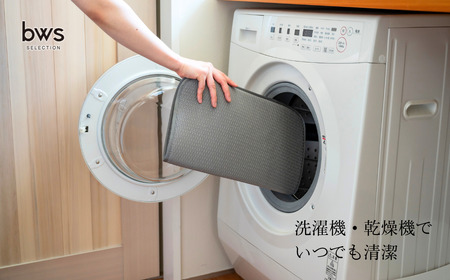 すっきり暮らすセット（まるい浅型＋マット）） 水切りカゴ キッチン ステンレス bws 水切りマット 燕三条 【012S124】