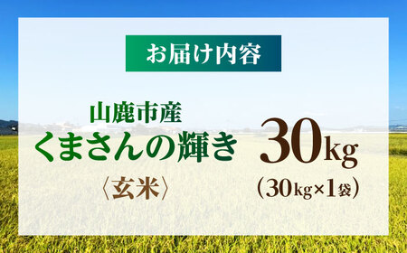 【先行予約】くまさんの輝き 30kg 玄米  山鹿市産【奥村果実園】[ZFK018]