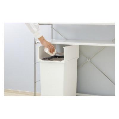 ふるさと納税 恵那市 コンパクト　低め　ペダルダストボックス　45リットル　ホワイト　1個 |  | 03