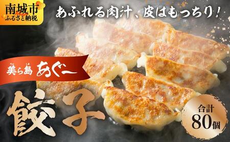 【美ら島あぐ～】餃子（80個入り／4パック×20個入り）