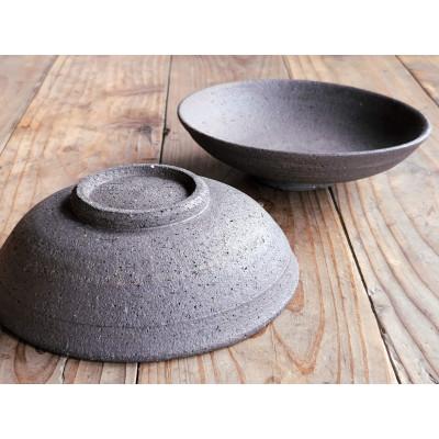 ふるさと納税 日置市 炭化焼成皿(二枚組) |  | 02