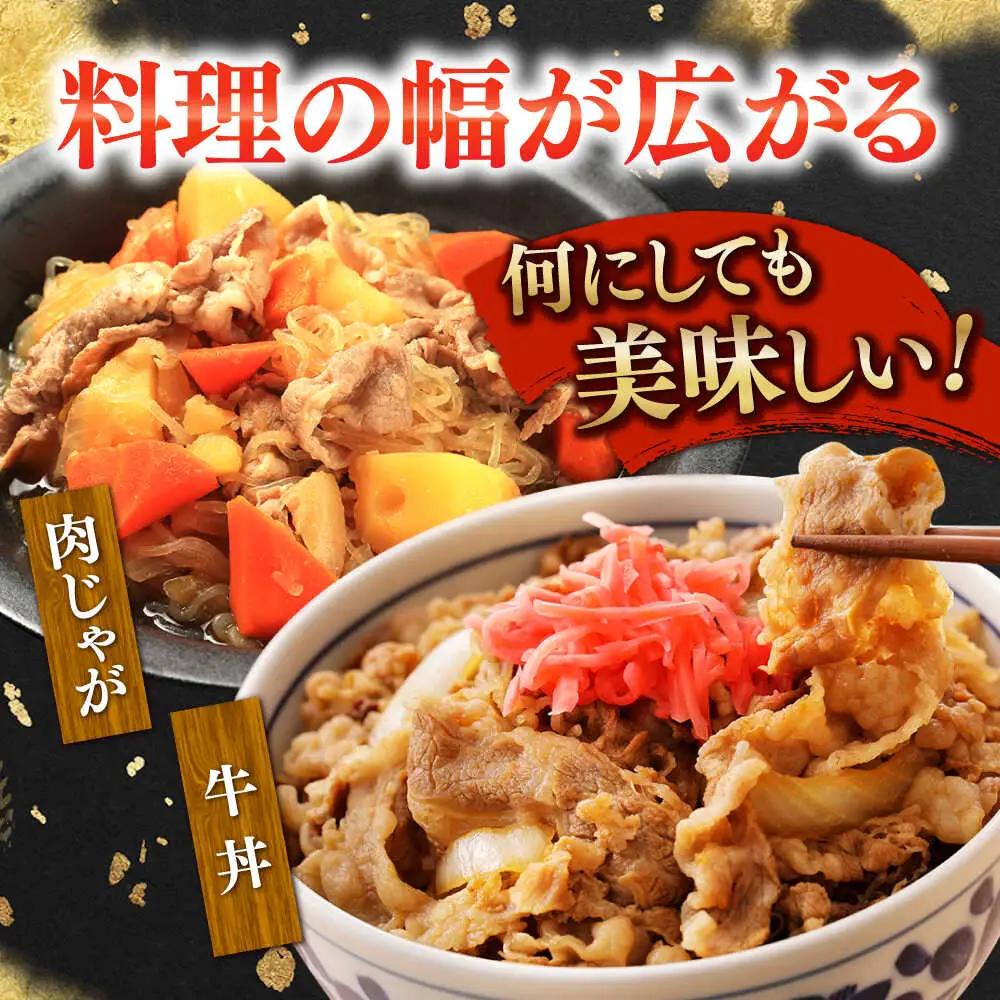 【12回定期便】国産 黒毛和牛 熟成肉 切り落とし 500g / 小分け 国産牛 お肉 牛肉 切落し 冷凍 焼肉 すき焼き / 南島原市 / ふるさと企画[SBA099]