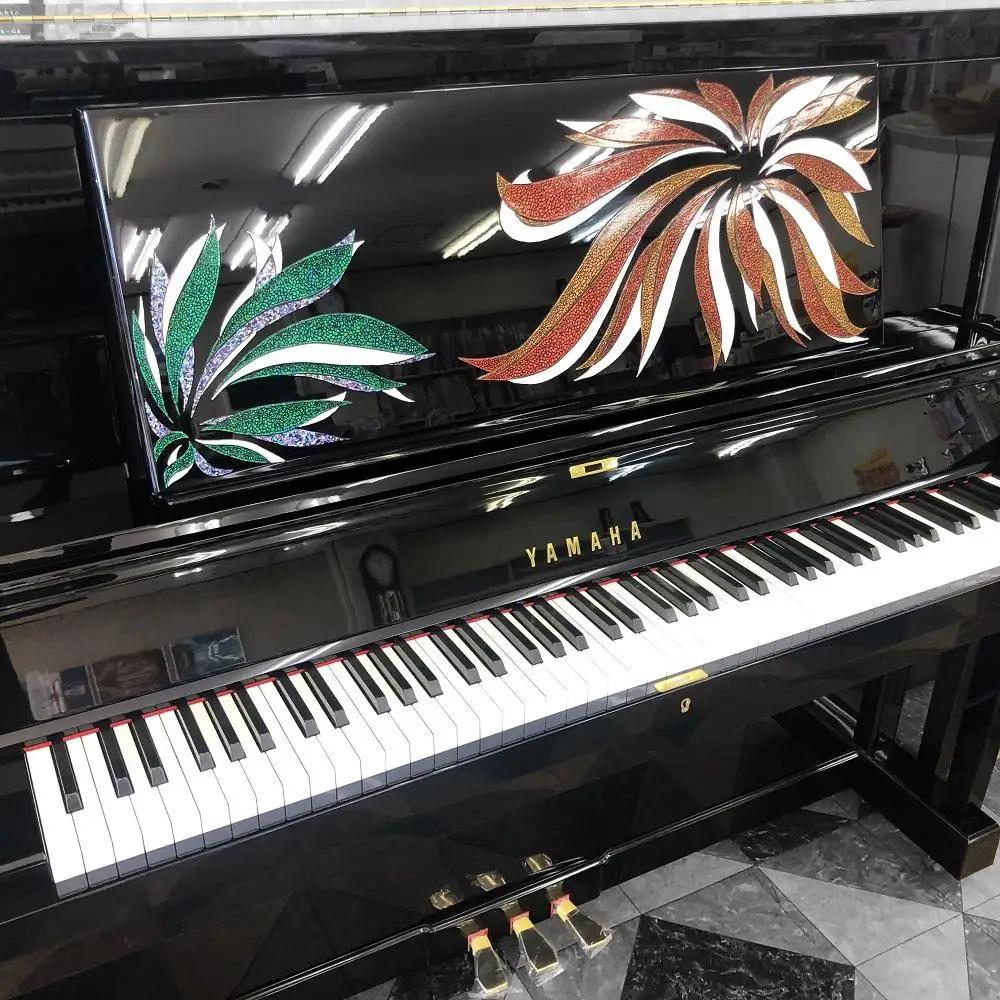 【真和楽器】京都伝統工芸による彩輝光蒔絵ピアノ「華美」モデル｜京都 伝統技術 ピアノ