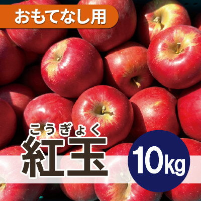 【ふるさと納税】【25年11月出荷予定】 紅玉 約10kg おもてなし用【配送不可地域：離島・沖縄県】【1667975】