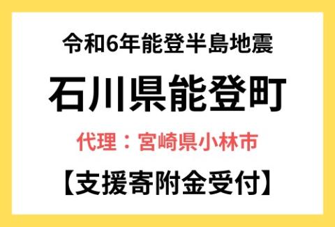 令和6年能登半島地震 能登町災害支援寄附受付（C217）