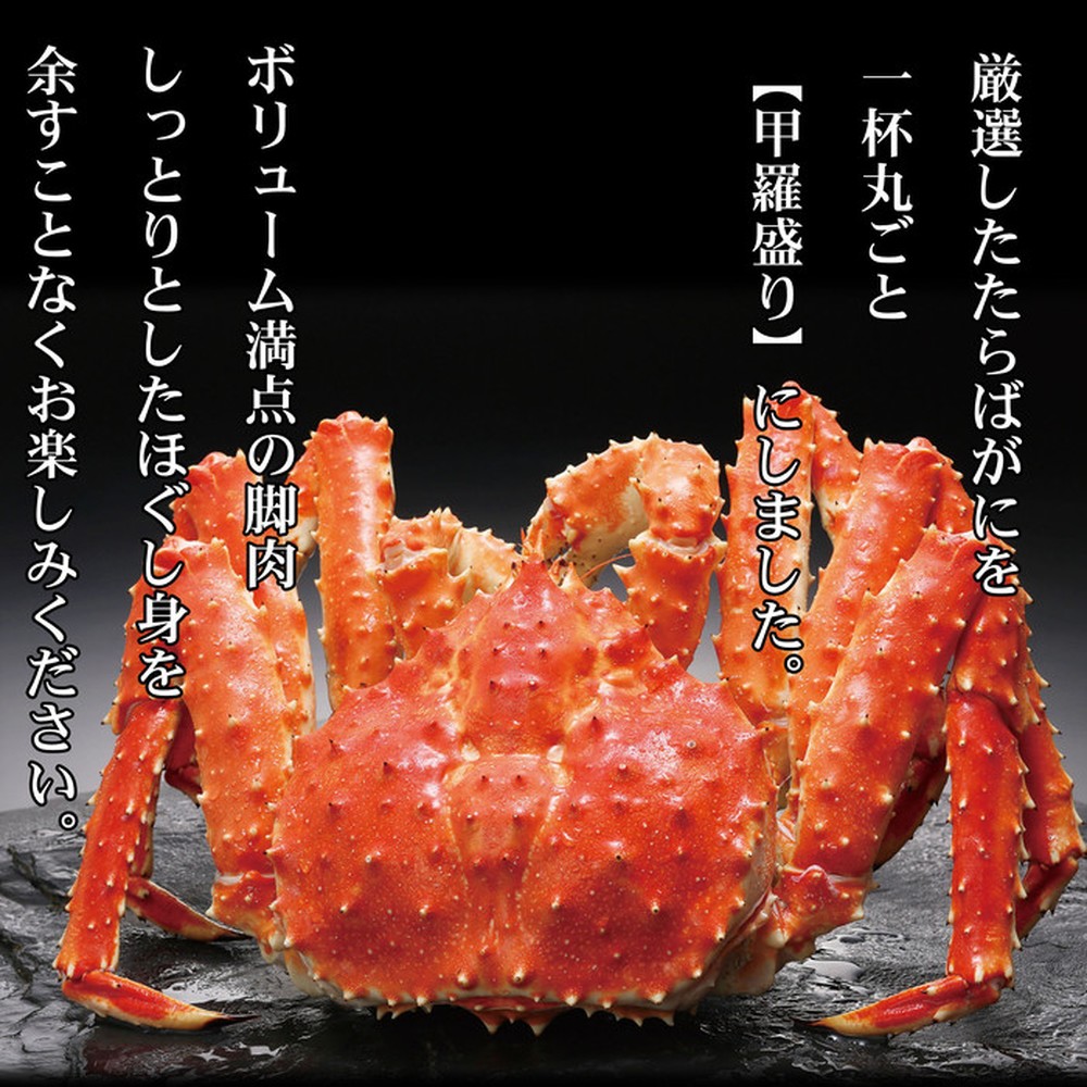 173-10 【お中元】【豪華】たらばがに一杯盛り 約1.2kg　【お祝い事や自分へのご褒美にも】