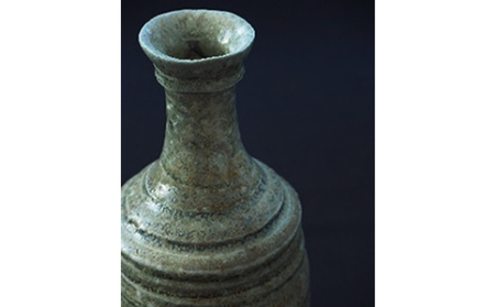 寒風須恵器　徳利（作：末廣 学）※桐箱付 民芸品 工芸品 食器 グラス とっくり 