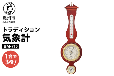 【10月1日より価格改定】トラディション気象計 BM-715 [AJ054]