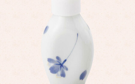 有田焼 ポチっとちょいかけ 醤油さし 丸型 青い花 /やきもの工房 成[UDU070] 醤油差し