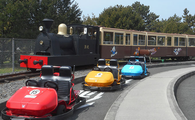 
浜寺公園内こども汽車・浜寺交通遊園ゴーカート乗車券（4枚綴り）
