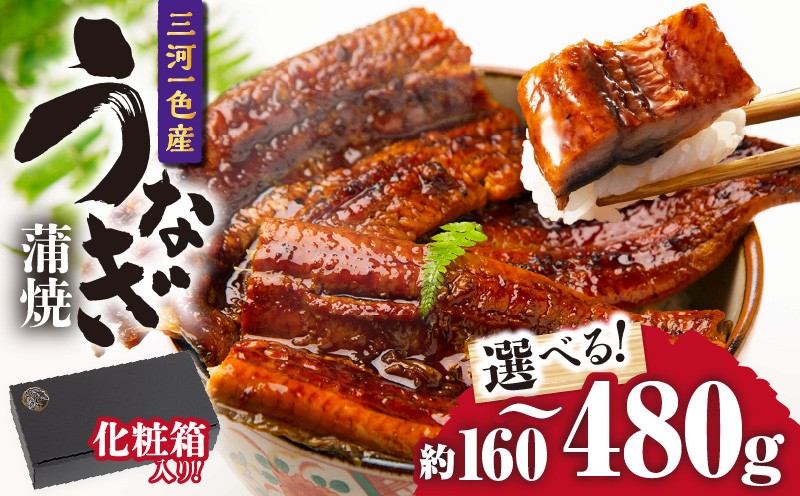 
                  三河一色産うなぎ蒲焼 化粧箱入・O060-SKU
                