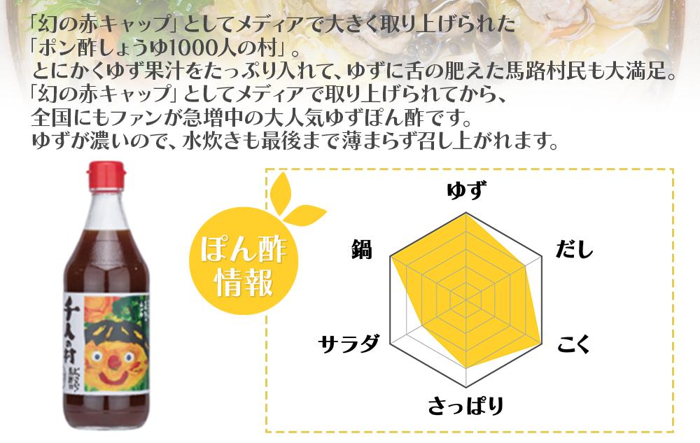 ゆずの村のゆずギフト⑤（３N-254）　ゆず 柚子 お歳暮 贈答用 調味料 ゆずポン酢  贈り物 ギフト 【600】