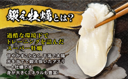 うまさが違う！ (冷凍) 大粒 かき 鍛え牡蠣 むき身 Mサイズ 計1kg（冷凍) 人気 海鮮 BBQ 簡単 レシピ ギフト 江田島市/有限会社寺本水産[XAE021]