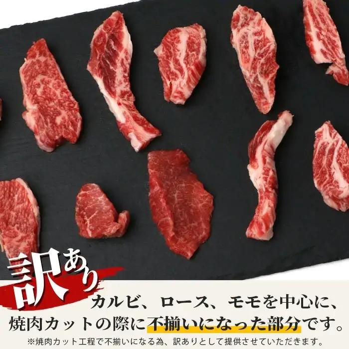 【訳あり】 石垣牛 焼肉用　(不揃い)　500g 　AB-26