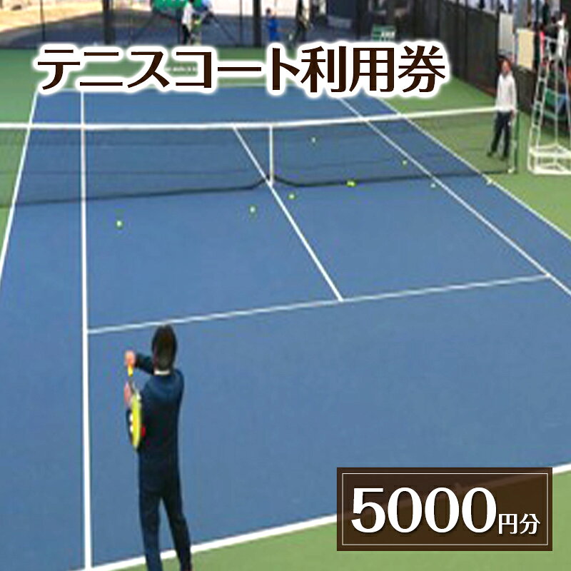 【ふるさと納税】テニスコート利用券 5000円分 チケット 利用券 テニス レンタルコート 貸ラケット 貸シューズ 貸ボール 吉田記念テニス研修センター 千葉県 柏市
