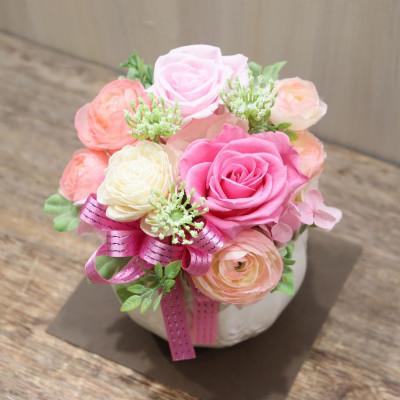 ふるさと納税 ふじみ野市 花のんオリジナル　プリザーブドフラワー(ピンク系) |  | 02