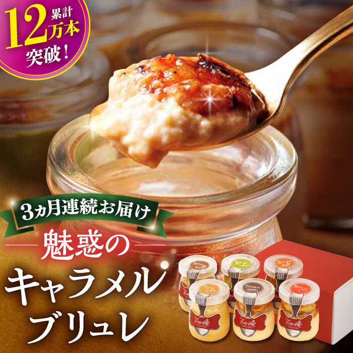 【ふるさと納税】【全3回定期便】ミルクの キャラメル ブリュレ 6種セット 平戸市 / 心優 −Cotoyu Sweets− [KAA228] ブリュレプリン スイーツ お菓子 ケーキ 誕生日 プレゼント ギフト 贈答 贈り物 手土産 女性 人気 ご褒美 濃厚