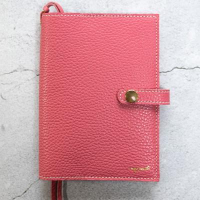 ふるさと納税 大川市 mafpinto ADRIALINE 手帳カバー A6[文庫]サイズ 本革 ピンク