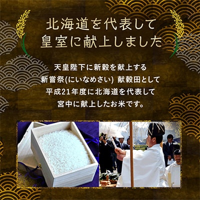 【毎月定期便】皇室献上米　北海道産ゆめぴりか 5kg精米 美味しいお米 特Aランク  コメ全12回