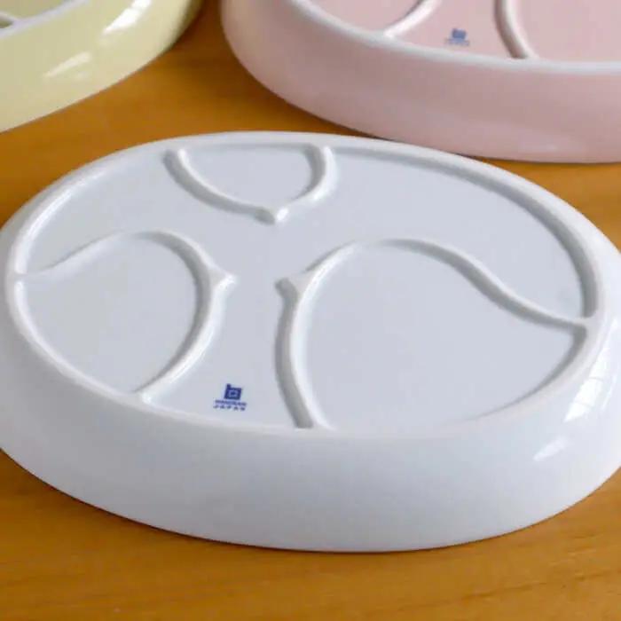 【白山陶器】【PiPi】お子様用食器 ホワイト 5点セット【波佐見焼】[TA196]