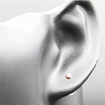 ふるさと納税 笛吹市 K18 YG フラッシュボールピアス　4ミリ　E316-Y |  | 03