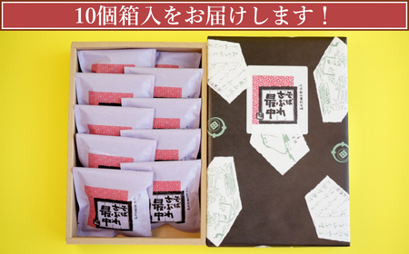 そばさぶれ最中 (10個箱入) 銘菓 澤田屋