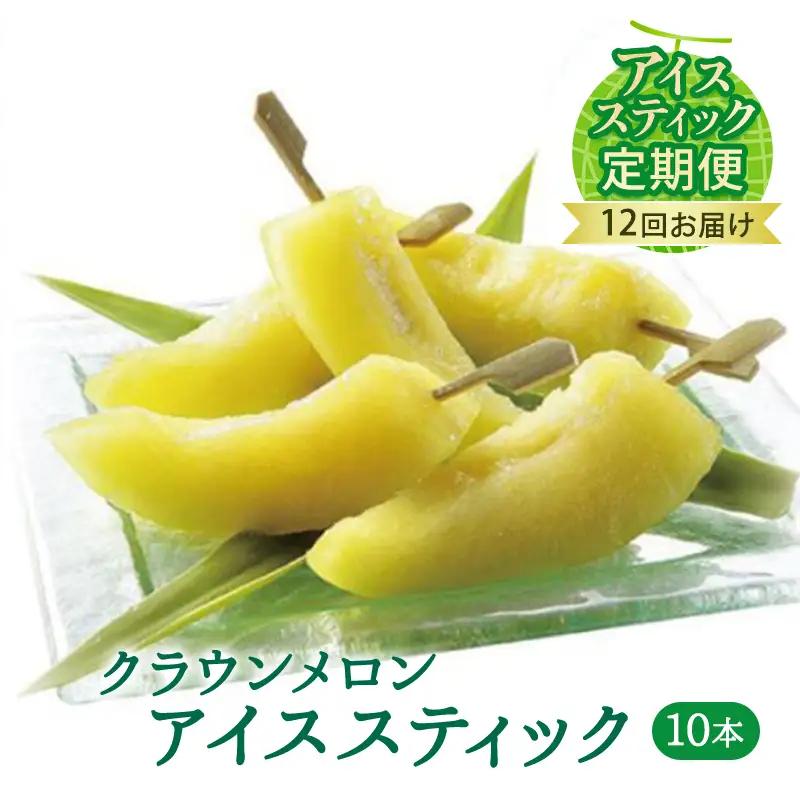 アイススティック 10本 12回 フルーツ 果物 メロン