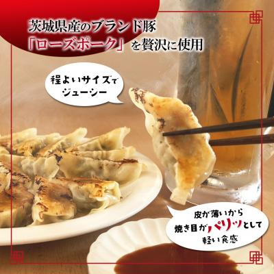 ふるさと納税 境町 【茨城県共通返礼品】◎最短翌日発送◎ ローズポーク使用 冷凍餃子 約120個 (540g×4袋) |  | 01