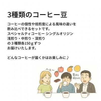ふるさと納税 豊川市 スペシャルティコーヒー コーヒー豆 3種類セット　合計450g(豆のまま) |  | 01