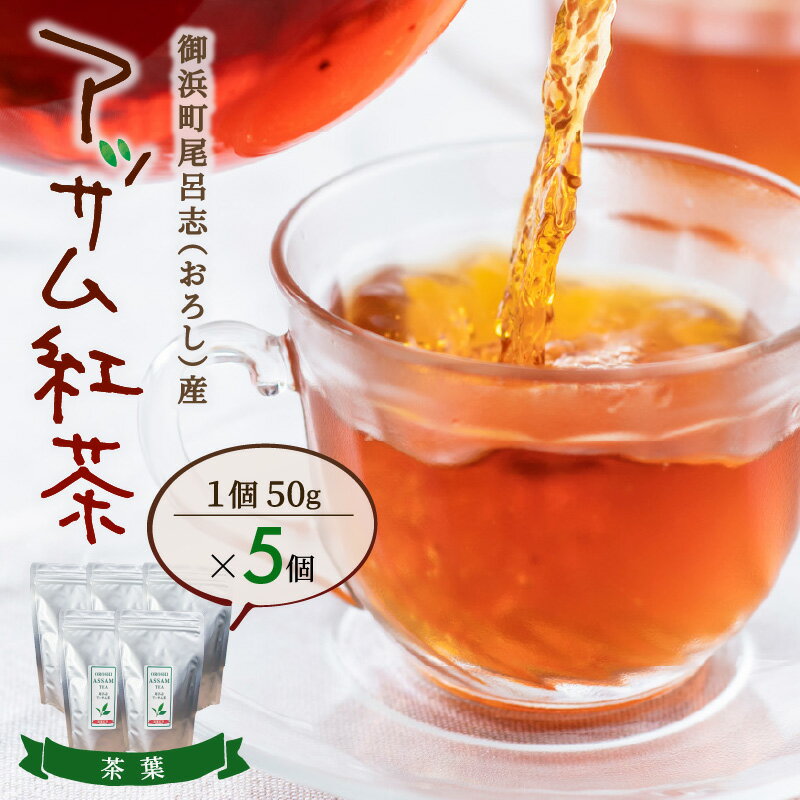 【ふるさと納税】アッサムTea21 紅茶 アッサムティー 茶葉 50g×5個 国産【アッサム紅茶の茶葉】